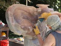 In visita al 18° Simposio internazionale di Scultura su Pietra