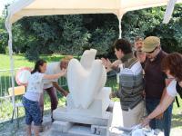 In visita al 18° Simposio internazionale di Scultura su Pietra